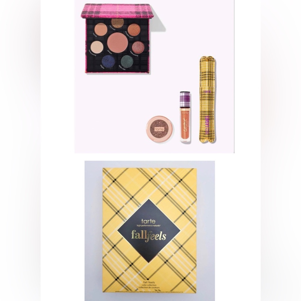 NWT Tarte fall feels Palette & Makeup Set.